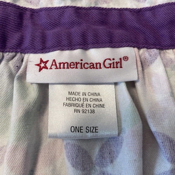 American Girl Star Baker Apron for Big Girls Adult Purple Pink One Size - Picture 7 of 8